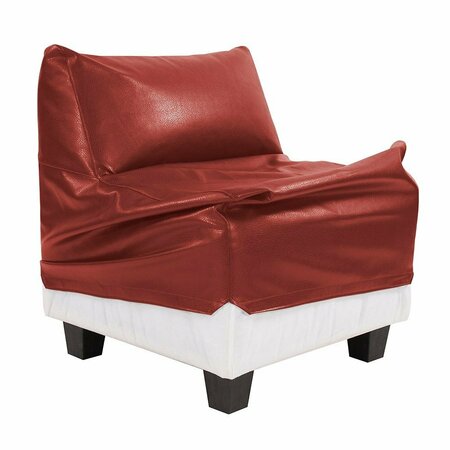 HOWARD ELLIOTT Pod Chair Cover Faux Leather Avanti Apple - Cover Only Chair Base Not Included C823-193